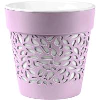 Кашпо Блоссом 8,3л лавандовый с вставкой КШ-0536 /6шт/ПП