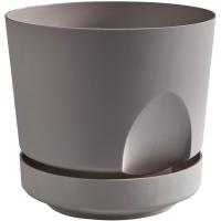 Кашпо Тренд 0,8л серый жемчуг КШ-4104