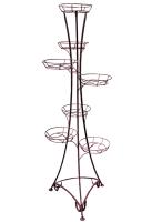 Подставка РЗДИ на 7 горшков круглый прут бронза 107 Подставка РЗДИ на 7 горшков круглый прут бронза 107