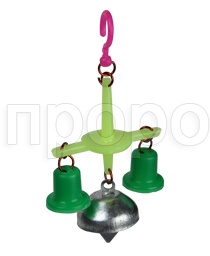 Игрушка для попугаев с колокольчиком  Игрушка для попугаев с колокольчиком