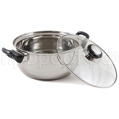 Кастрюля с стелянной крышкой 2,8л Кастрюля с стелянной крышкой 2,8л