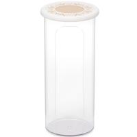 Емкость д/сыпуч. прод. 2,2л Эстетика бело-бежевый М8733 /9шт/ Альтерн