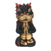 Копилка Дракончик медитирует (черный) L9W8H14,5 716353/SK229 Копилка Дракончик медитирует (черный) L9W8H14,5 716353/SK229