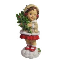 Девочка с веткой омелы(бежевый) L7W7H17 715333/W201 Девочка с веткой омелы(бежевый) L7W7H17 715333/W201