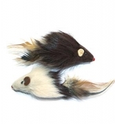 Игрушка к Набор Мышь коричневая с длинным мехом 5см 2штNT1144/Вестерн