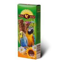 Лакомство для птиц Палочки Верные друзья для всех попугаев с кунжутом 150гр Лакомство для птиц Палочки Верные друзья для всех попугаев с кунжутом 150гр