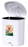Ведро 11л для мусора педальное белый Ведро 11л для мусора педальное белый