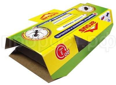 Ловушка клеевая от тараканов ARGUS домик МИНИ 1шт с приманкой Ловушка клеевая от тараканов ARGUS домик МИНИ 1шт с приманкой