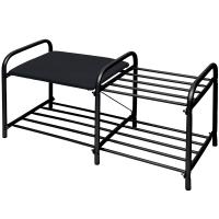 Этажерка д/обуви 2-х ярусная "Люкс №1" 360*330*800 винил матовый черный ЭТЛ1-1/Ч Этажерка д/обуви 2-х ярусная "Люкс №1" 360*330*800 винил матовый черный ЭТЛ1-1/Ч