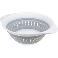 Дуршлаг круглый ФЛЕКС складной смоки М1128 /20шт/М-пласт 