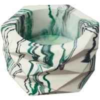 Кашпо Ромбы VipSet 0,15л зелено-серый (5,5см) Кашпо Ромбы VipSet 0,15л зелено-серый (5,5см)