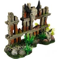 Грот AQUA DELLA Череп с рогами на ограде коричневый 19.2x7.5x13.5см (Бельгия) 234/448977 Грот AQUA DELLA Череп с рогами на ограде коричневый 19.2x7.5x13.5см (Бельгия) 234/448977