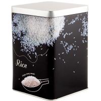 Банка д/сыпуч. прод. 1л Рис металл.с крышкой квадратная 008619 /24шт/ Mallony Банка д/сыпуч. прод. 1л Рис металл.с крышкой квадратная 008619 /24шт/ Mallony