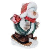 Воробей на лыжах L22W23H40см 626321/F472  Воробей на лыжах L22W23H40см 626321/F472