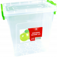 Контейнер 3,5л мультибокс высокий прозрачный