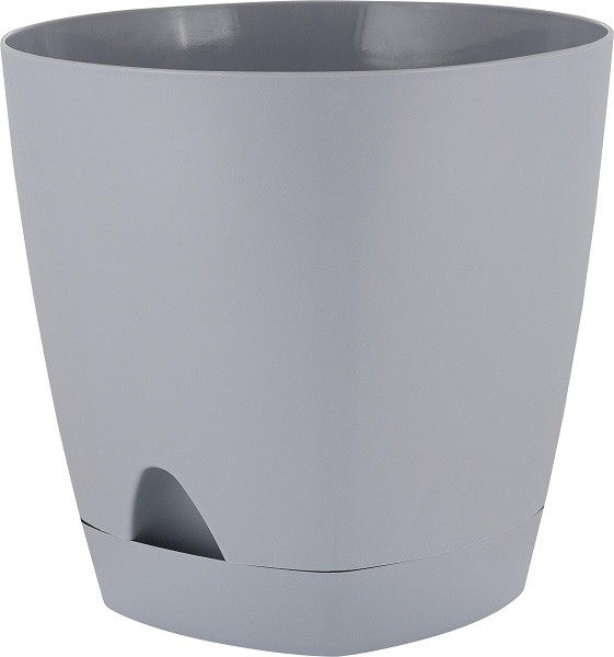 Кашпо Амстердам D170 2,5л утренний туман с под. ING6200 /12шт/ПР
