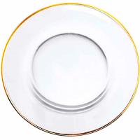 Тарелка сервировочная Золотая кайма /327/1-34 Тарелка сервировочная Золотая кайма /327/1-34