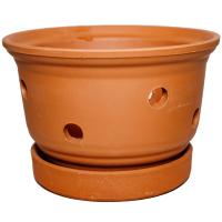 Терракот Орхидея 2а-1 v-0,4л,h-7,5;D-13,5 Терракот Орхидея 2а-1 v-0,4л,h-7,5;D-13,5