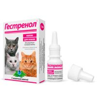 Гормональный препарат Гестренол капли для кошек с кошачьей мятой 1,5мл Гормональный препарат Гестренол капли для кошек с кошачьей мятой 1,5мл