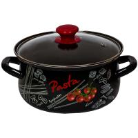 Кастрюля 3л эмаль сфер черный Болоньезе 61915-123/4.02-У4 /4шт/Керчь    Кастрюля 3л эмаль сфер черный Болоньезе 61915-123/4.02-У4 /4шт/Керчь