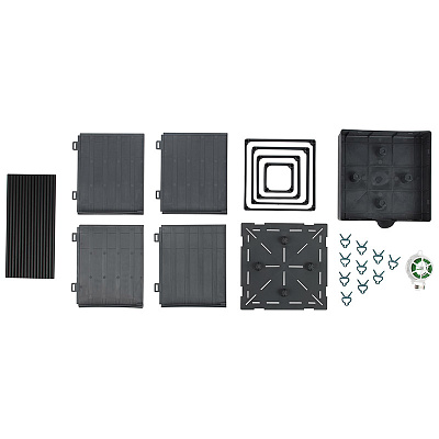 Кашпо напольный T4 25*25*145см 15л д/вьющихся растений (10клипс+подвязка 10м)109153 /4шт/ Park  Кашпо напольный T4 25*25*145см 15л д/вьющихся растений (10клипс+подвязка 10м)109153 /4шт/ Park