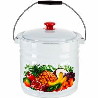 Ведро 10л эмаль с/к ц/белая Палитра вкуса 41204-222/6-У2 /2шт/Керчь Ведро 10л эмаль с/к ц/белая Палитра вкуса 41204-222/6-У2 /2шт/Керчь