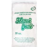 Наполнитель Зверье мое 35кг (105л) древесный мелкие гранулы