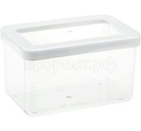 Емкость д/сыпуч. прод. 1,1л СТЕП белый М1296 /12шт/М-пласт  Емкость д/сыпуч. прод. 1,1л СТЕП белый М1296 /12шт/М-пласт