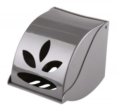 Держатель для туалетной бумаги закрытый Эконом серый