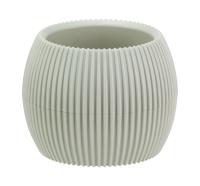 Кашпо ПИКАНТО 0,7л белый ротанг М3212