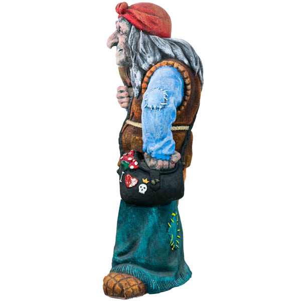 Баба Яга с пеньком 75см Ф093 Баба Яга с пеньком 75см Ф093