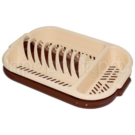 Сушилка д/посуды с поддоном 02062 /10шт/Милих Сушилка д/посуды с поддоном 02062 /10шт/Милих