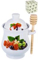 Баночка для меда с ложкой Ягоды 102-05073 