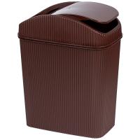 Ведро 6л д/мусора Стиль шоколадный А026 /20шт/Арз Ведро 6л д/мусора Стиль шоколадный А026 /20шт/Арз
