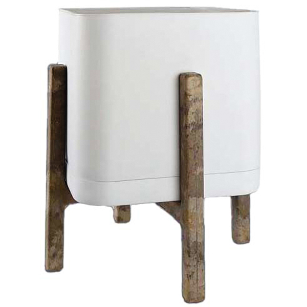 Подставка настольная на 1 горшок 10*11см древесно-полимерный (композит) 202/10 /20шт/Mehrni