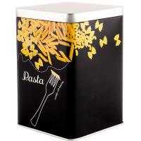 Банка д/сыпуч. прод. 1л Макароны металл.с крышкой квадратная/24шт/008618/Mallony Банка д/сыпуч. прод. 1л Макароны металл.с крышкой квадратная/24шт/008618/Mallony