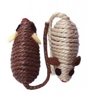 Игрушка для кошек Мышь коричневая 5см  Игрушка для кошек Мышь коричневая 5см