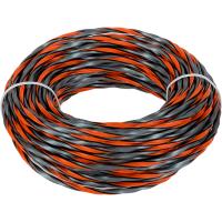 Леска д/триммера трехкомп. Ураган d-15м профиль-скрученный квадрат d-3мм 990650 /120шт/ Leonord