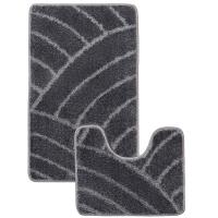 Комплект ковриков д/ванной и WC Радуга 50*80/40*50см антрацит МС2-080 /25шт/ My Crystal Комплект ковриков д/ванной и WC Радуга 50*80/40*50см антрацит МС2-080 /25шт/ My Crystal