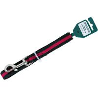 Поводок капрон 20мм*2м черный с красной полосой  DONBARON Поводок капрон 20мм*2м черный с красной полосой  DONBARON