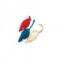 Игрушка для кошек Мышь меховая цветная 9см HWT03-2/6шт БЛИСТЕР