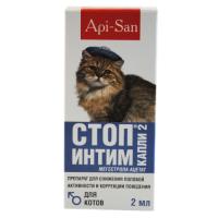 Гормональный препарат Стоп-Интим для котов 2мл Гормональный препарат Стоп-Интим для котов 2мл