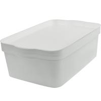 Ящик д/хранения 6л Keeplex с крышкой серое перышко LA5124 /10шт/ПР Ящик д/хранения 6л Keeplex с крышкой серое перышко LA5124 /10шт/ПР