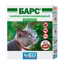 Ошейник против блох и клещей Барс для кошек 35 см Ошейник против блох и клещей Барс для кошек 35 см