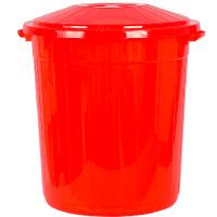 Бак 50л с крышкой красный 01003 /10шт/Арз