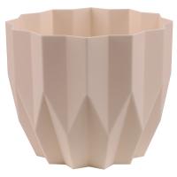 Кашпо Геометрия 5,8л пудровый с дренаж. вставкой КШ-5816 /10шт/ПП Кашпо Геометрия 5,8л пудровый с дренаж. вставкой КШ-5816 /10шт/ПП