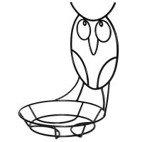 Подставка Настенная РЗДИ Сова 1 горшок черный Подставка Настенная РЗДИ Сова 1 горшок черный