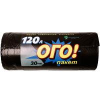Мешки д/мусора 120л (30шт) ПНД ОГО прочные 20мкм 10*105см /12шт/ Мешки д/мусора 120л (30шт) ПНД ОГО прочные 20мкм 10*105см /12шт/