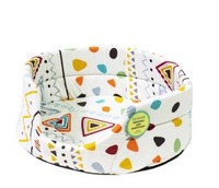 Лежанка овальная стеганая поролоновая хлопок Геометрия МИКС 52*46*20см/DONBARON Лежанка овальная стеганая поролоновая хлопок Геометрия МИКС 52*46*20см/DONBARON