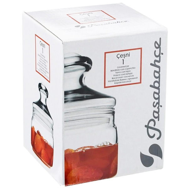 Банка стеклянная 420мл Чешни с крышкой /97554B  Банка стеклянная 420мл Чешни с крышкой /97554B